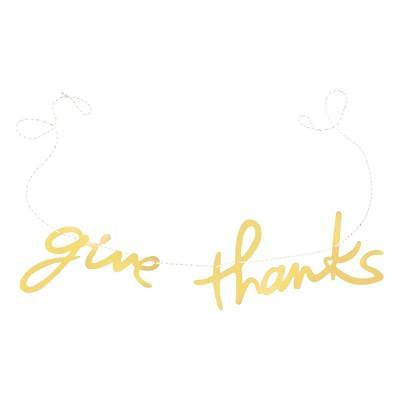 Spritz Thanksgiving Give Thanks Banner