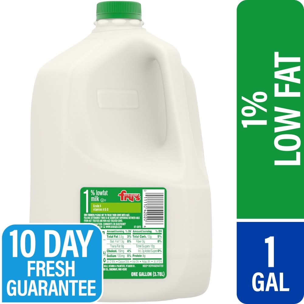 Fry's 1% Lowfat Milk (1 gal)