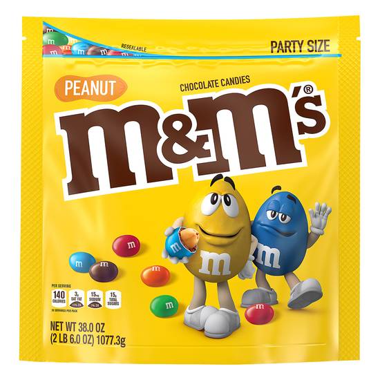 M&M's Part Size Peanut Chocolate Candies (38 oz)