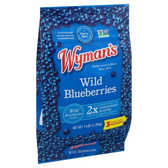 Wild Blueberries Wyman's 3 lbs