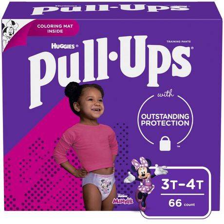 Pull-Ups Learning Designs Training Pants, Giga pack - Girls (66 units)