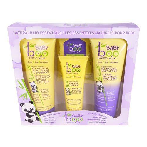 Baby boo bamboo coffret cadeau bébé essentiels (1unité) - essentials gift baby set (1 kit)