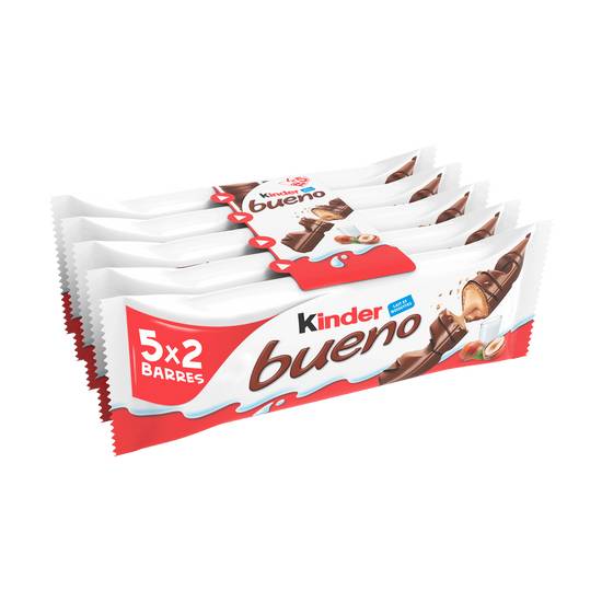 Kinder - Bueno barre chocolat au lait, 5 pcs