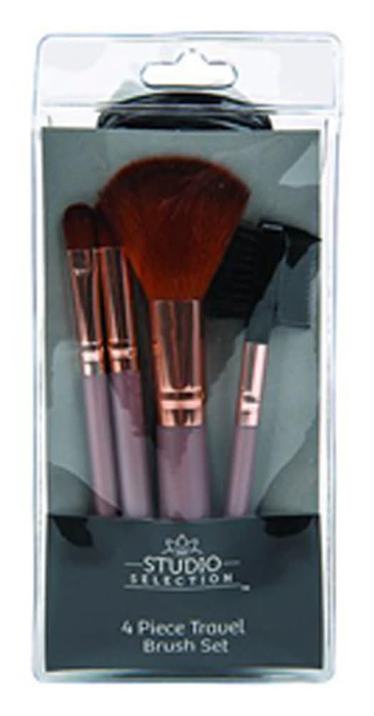 Studio Selection Cosmetic Travel Brush Kit 4 Ct