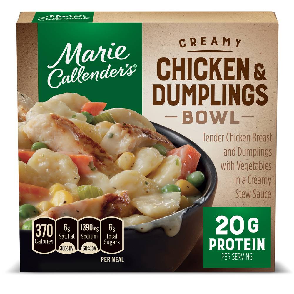 Marie Callender's Creamy Chicken & Dumplings Bowl (12 oz)