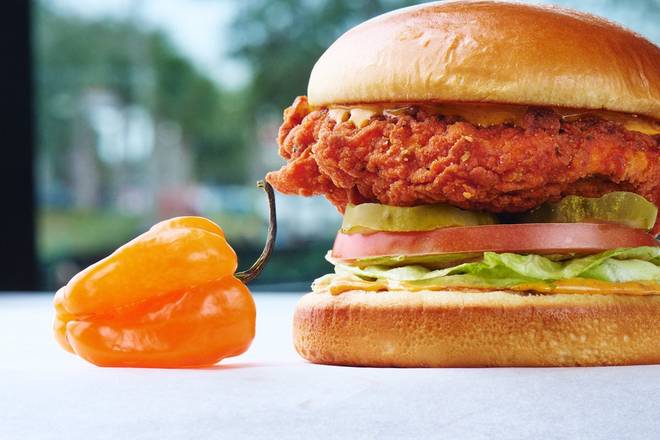Spicy Chicken Deluxe Sandwich Meal