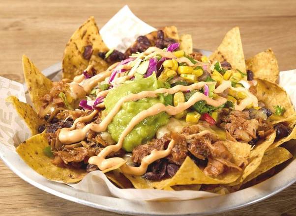 BBQ Jackfruit Nachos