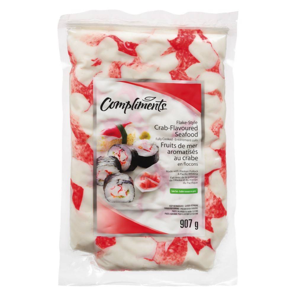Compliments surimi au crabe en flocons (907 g) - crab flavored flaked seafood (907 g)