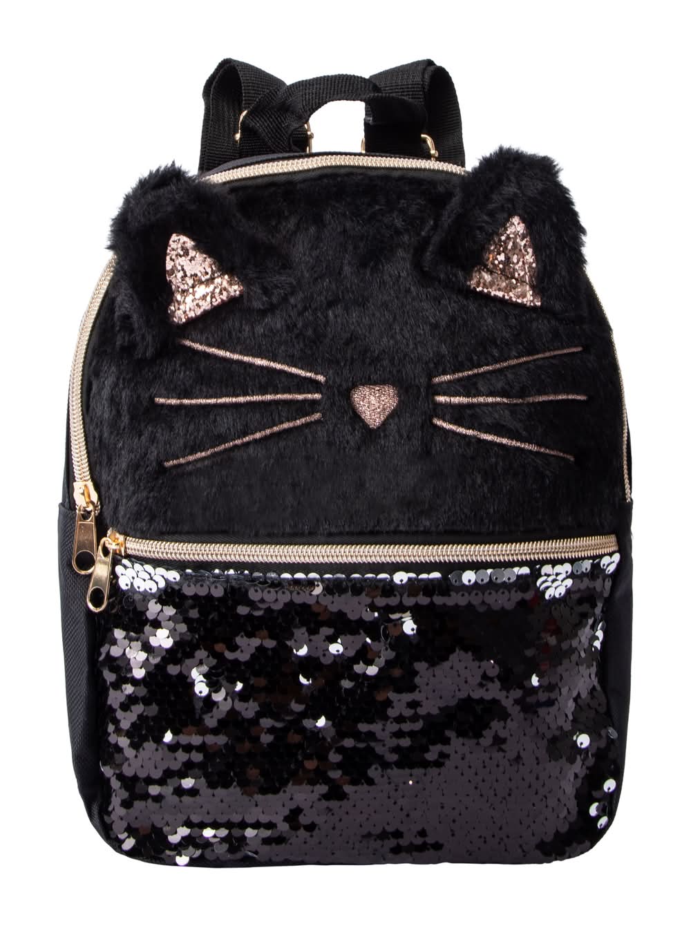 Mini Fashion Backpack Black Cat