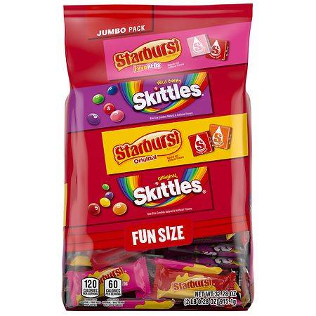 Starburst Fun Size Chewy Candys Jumbo pack