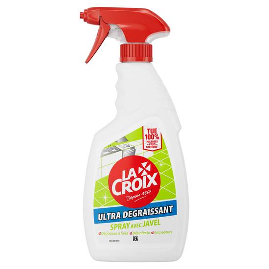 Nettoyant ménager désinfectant ultra dégraissant La Croix 500ml