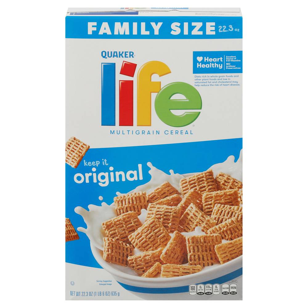 Life Original Family Size Multigrain Cereal (22.3 oz)