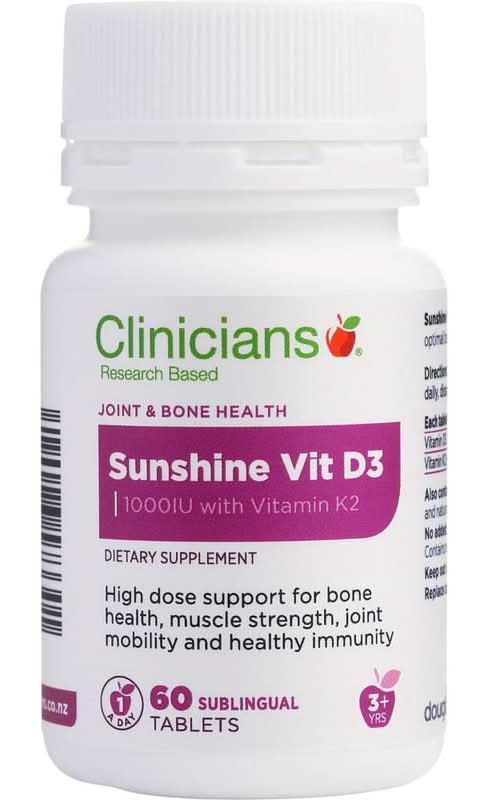 Clinicians Sunshine Vitamin D3 Tablets 60s