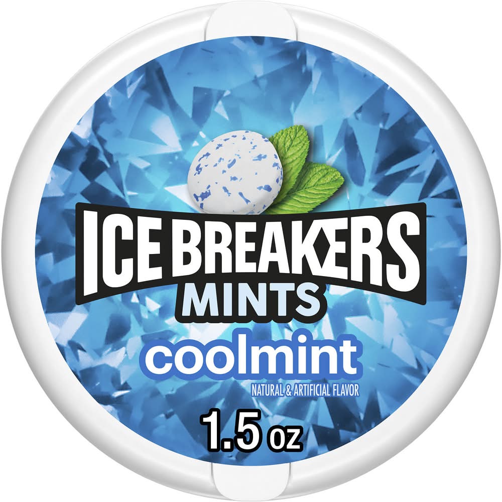 Ice Breakers Sugar Free Mints, Cool Mint (1.5 oz)