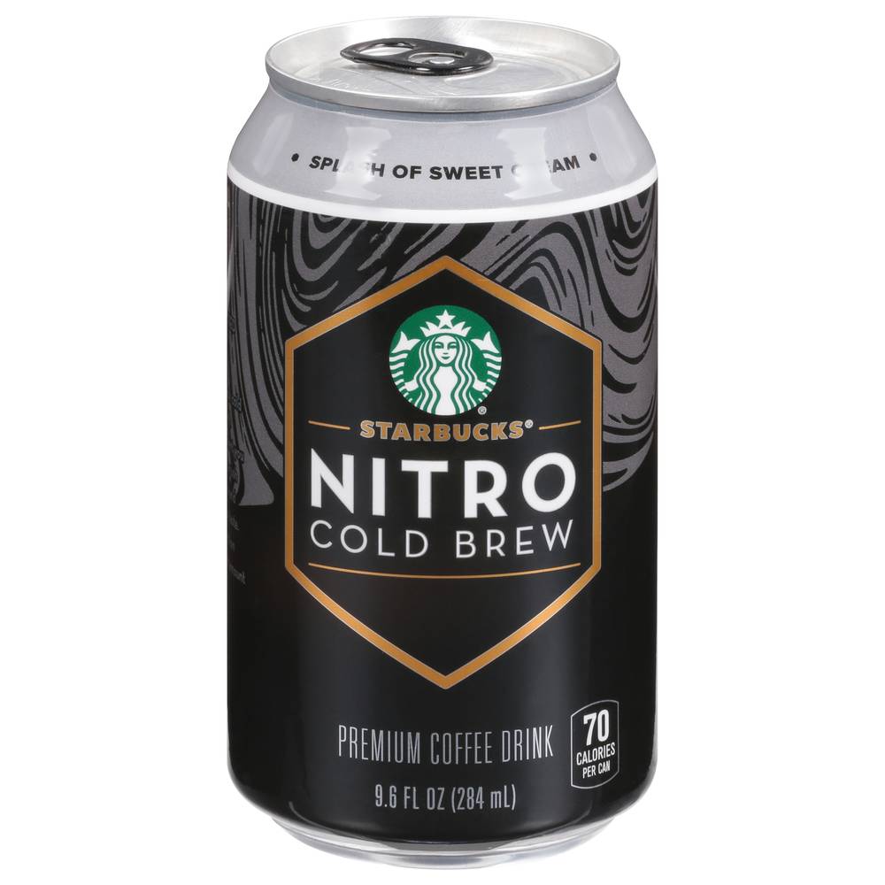 Starbucks Nitro Cold Brew Premium Coffee Drink (9.6 fl oz) (sweet cream)