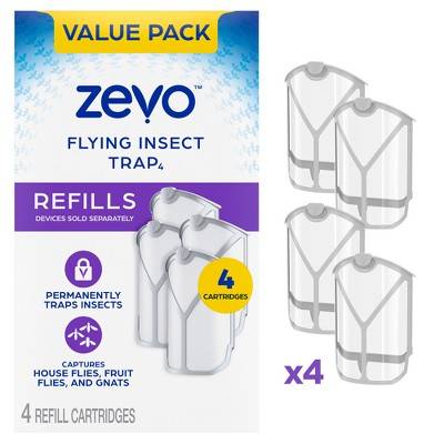 Zevo Flying Insect Trap Refill Cartridges (4 ct)