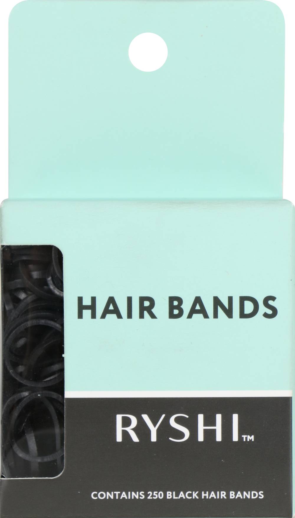 Ryshi Hair Bands - Black, 250 ct