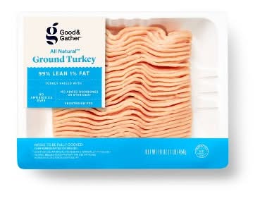 99/1 No Antibiotics Ever All Natural Ground Turkey - 16oz - Good & Gather™