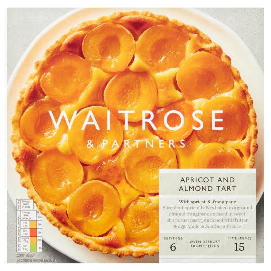 Waitrose Frozen Apricot and Almond Tart