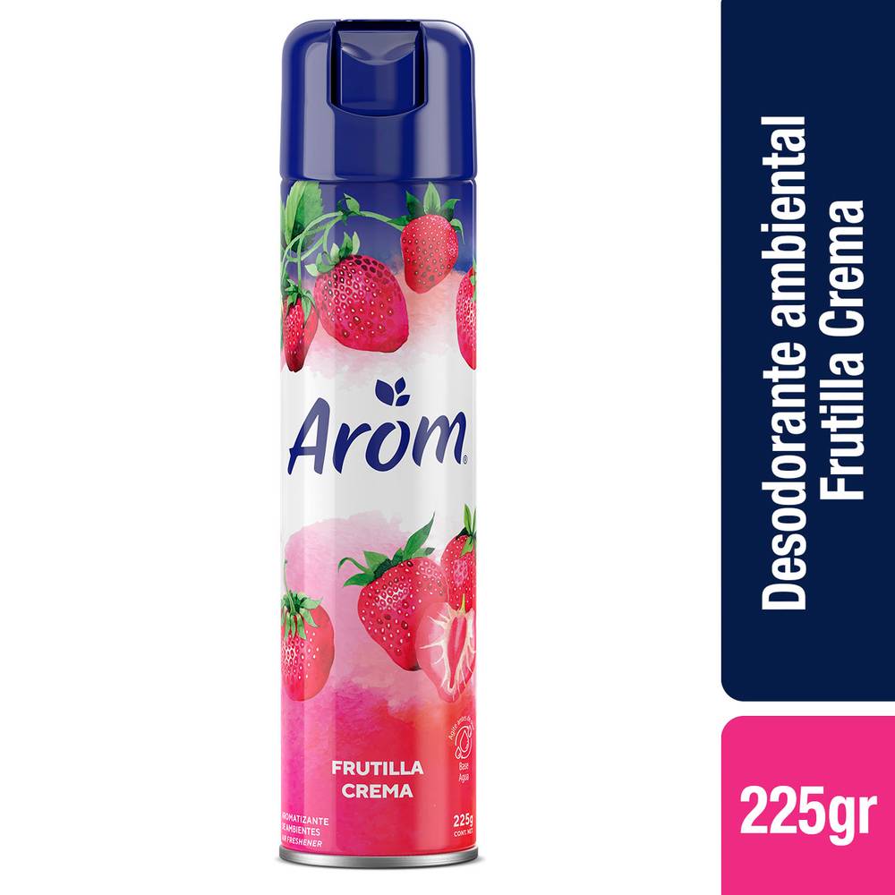 Desodorante ambiental aroma frutilla crema (lata 225 g)