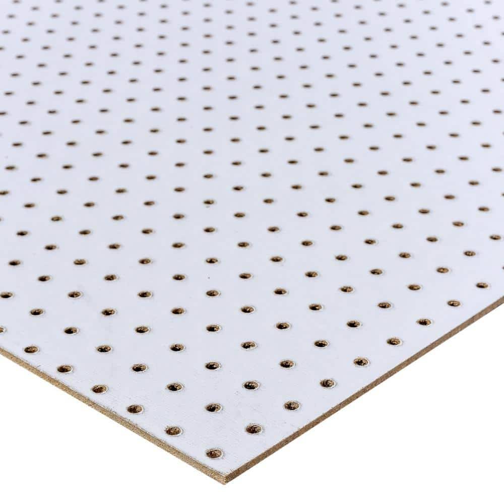 Handprint 48 In. H X 24 In. W White Pegboard