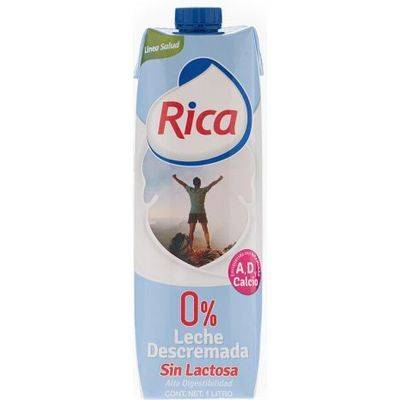 RICA Leche UHT S/Lactosa 0% 1Lt (AP) (Salud)