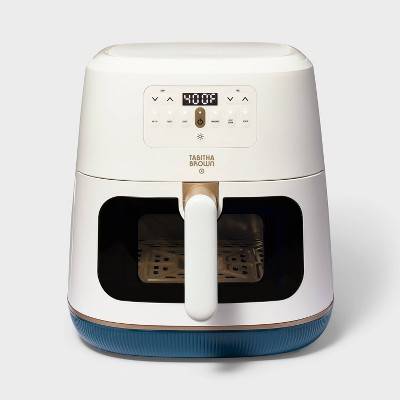 Tabitha Brown Digital Air Fryer, White-Blue