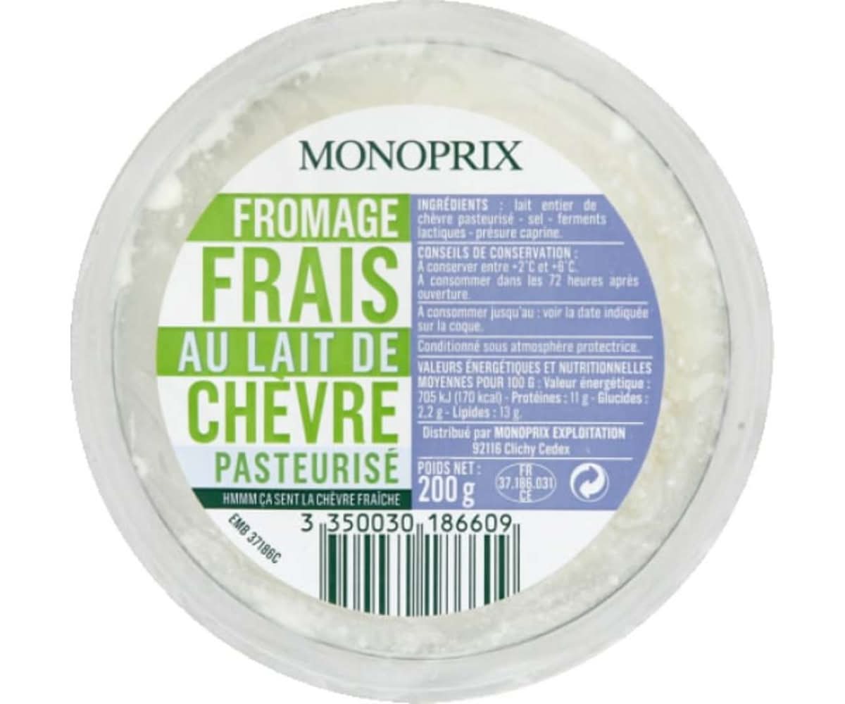 Monoprix - Fromage frais au lait de chèvre pasteurisé (700g)