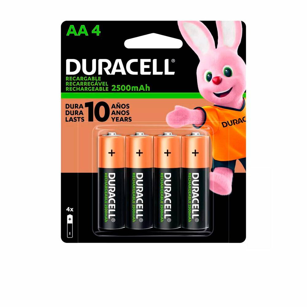 Duracell Pilas Recargables AA x4 Unidades