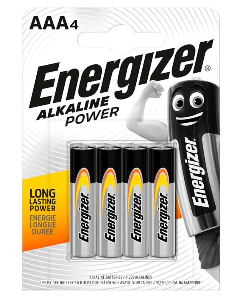 Energizer Alkaline Power AAA-LR03 1,5 V Baterie alkaliczne 4 sztuki
