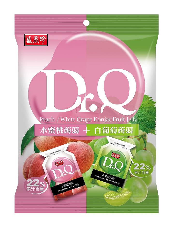 Dr.Q雙味蒟蒻(水蜜桃+白葡萄) <420g克 x 1 x 1Bag包>