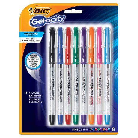 Bic Gel-Ocity Smooth Stic Gel Pen