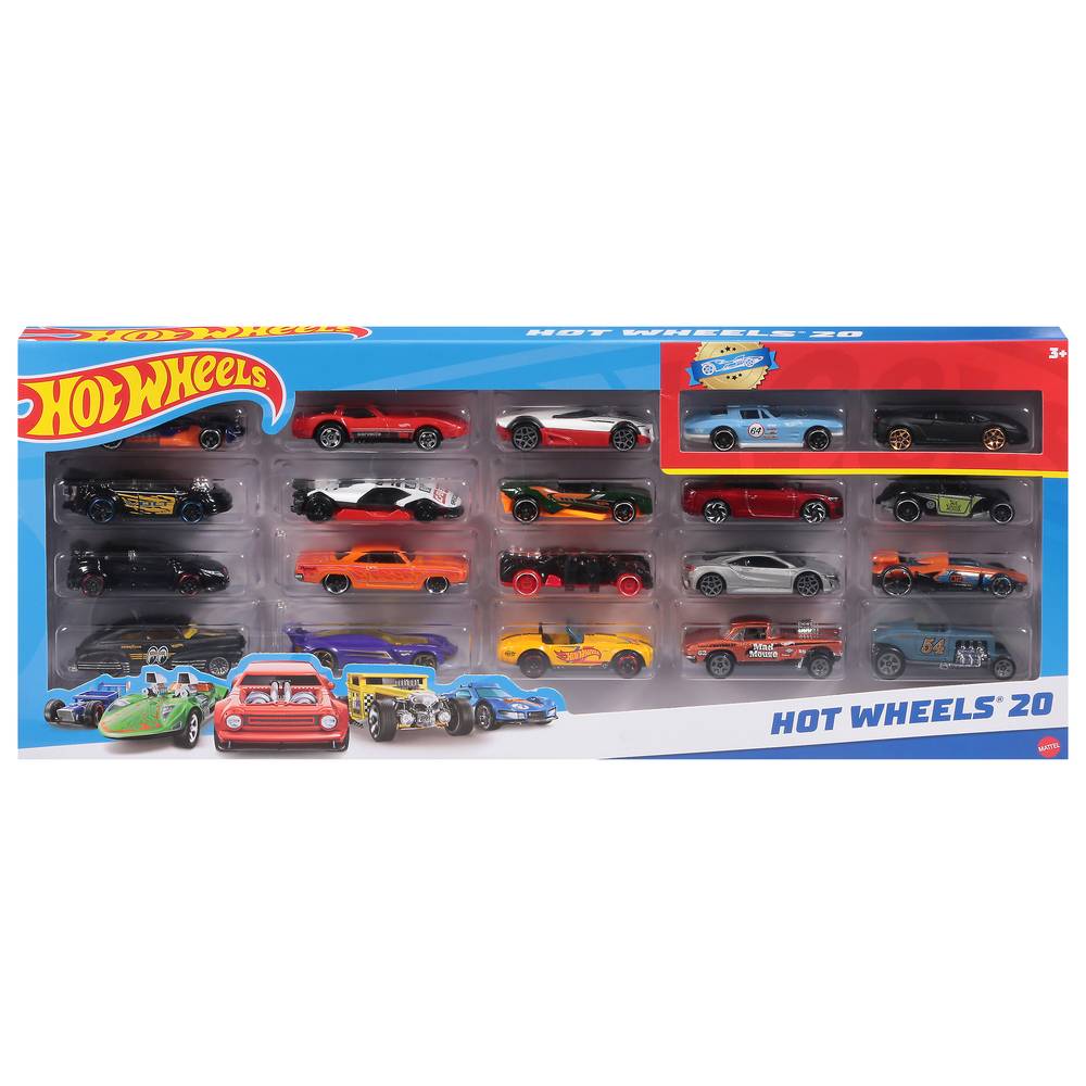 Hot Wheels Scale Toy Sports and Race Cars 3+ Years (20 ct)