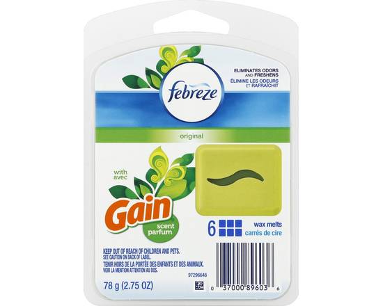 Febreze · Gain Original Scent Odor-Eliminating Wax Melts (6 wax melts)