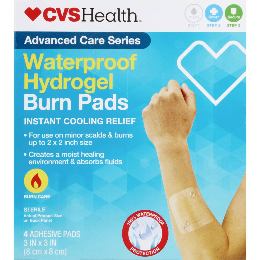 Cvs Health Sterile Hydrogel Burn Pads (3 in x 3 in)
