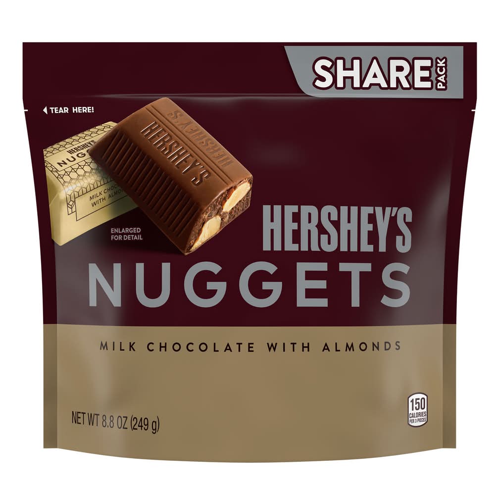Hershey's Nuggets Milk Chocolate With Almonds Share pack (8.8 oz)
