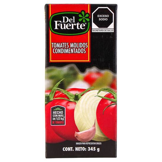 Del Fuerte Pure Tomate Condimentado 345g