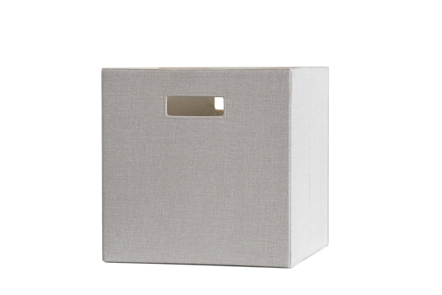 allen + roth (13-in W x 13-in H x 13-in D) Natural Fabric Collapsible Bin | CL22-13FBC-LNAT