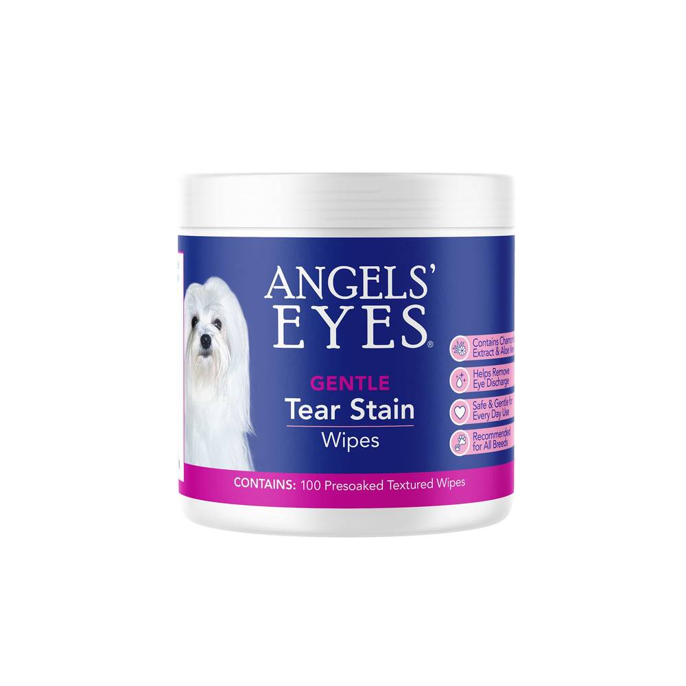 Angels' Eyes Gentle Tear Stain Wipes For Dogs