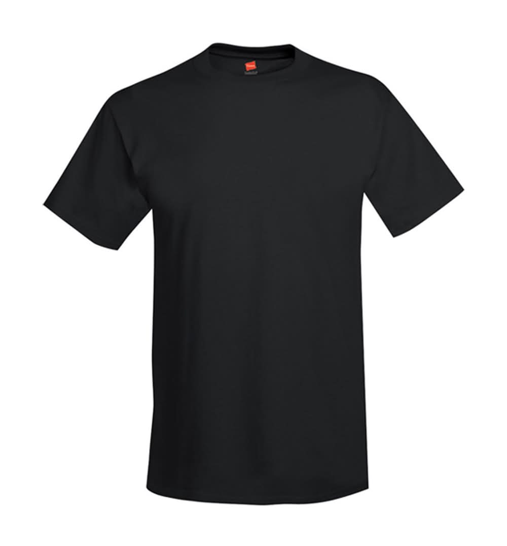 Hanes Men'S Short Sleeve Tee - Black Medium