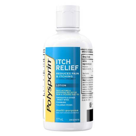 Polysporin Itch Relief Clear and Cooling Lotion (177 ml)