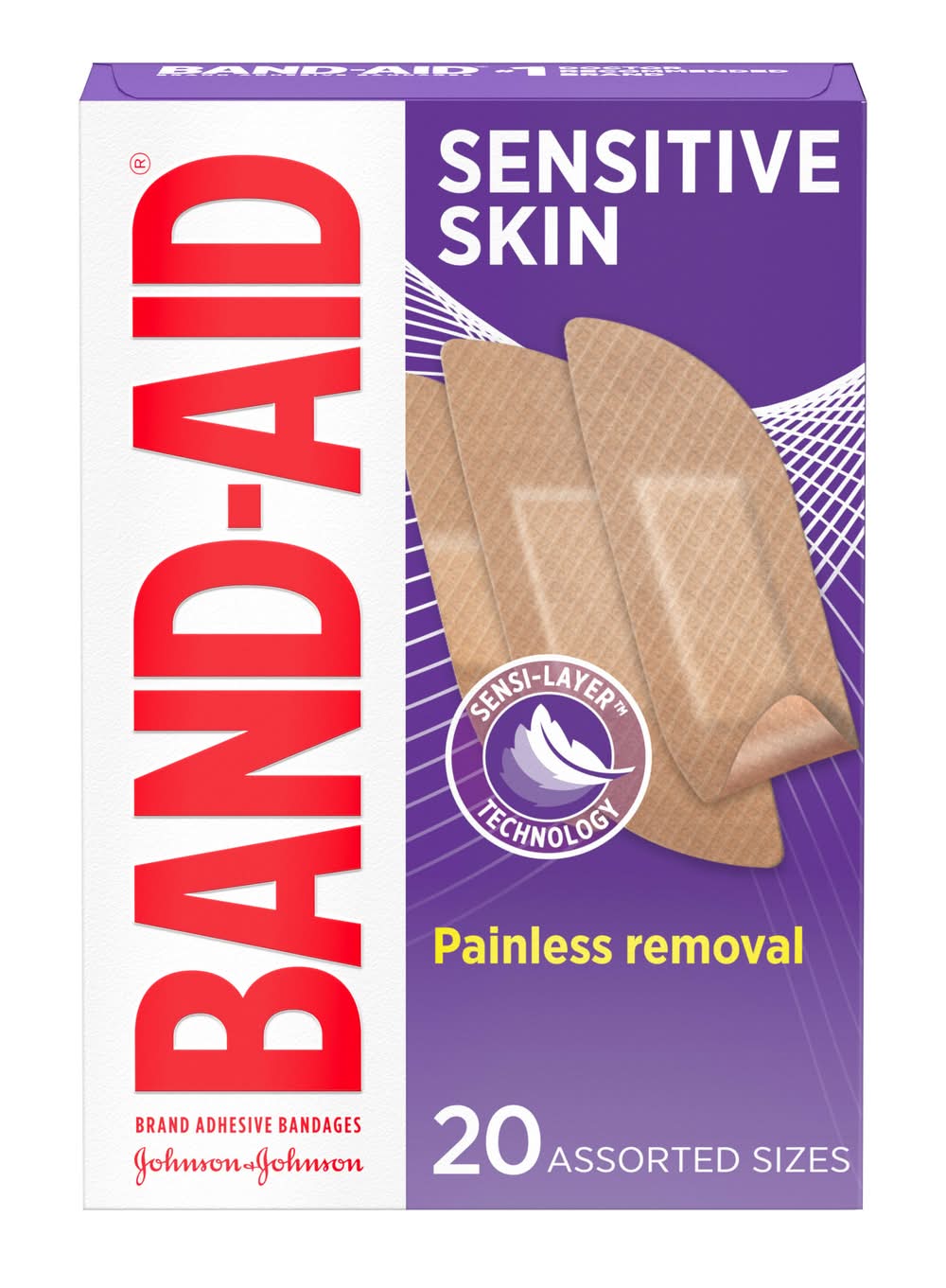 Band-Aid Sensitive Skin Bandages (1.6 oz)