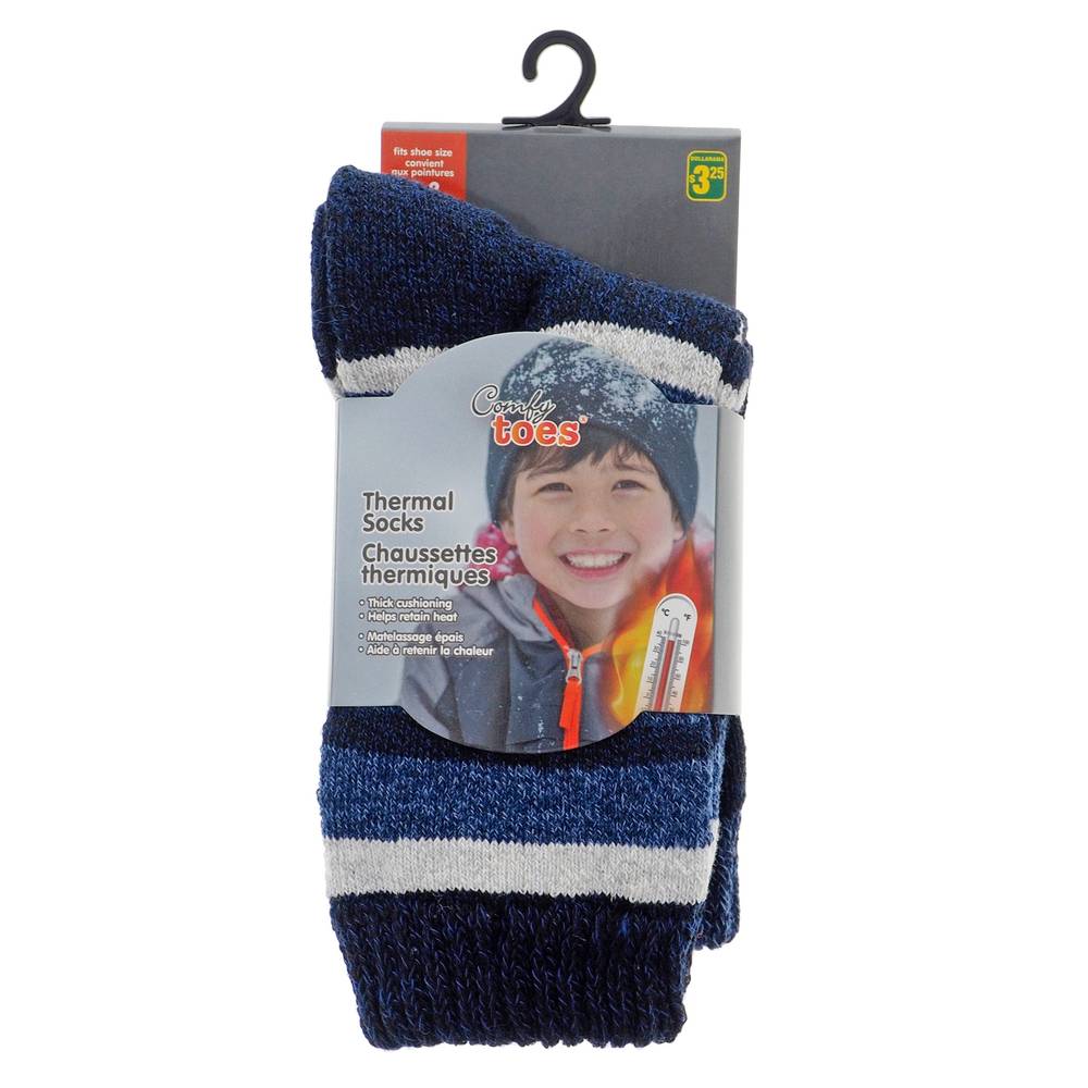 Boys Thermal Crew Socks, 1 pair