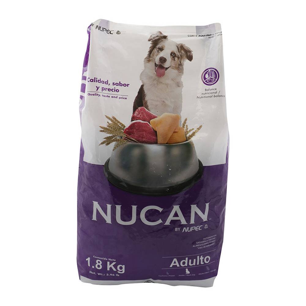 Nucan adulto alimento para perros (1800 g)