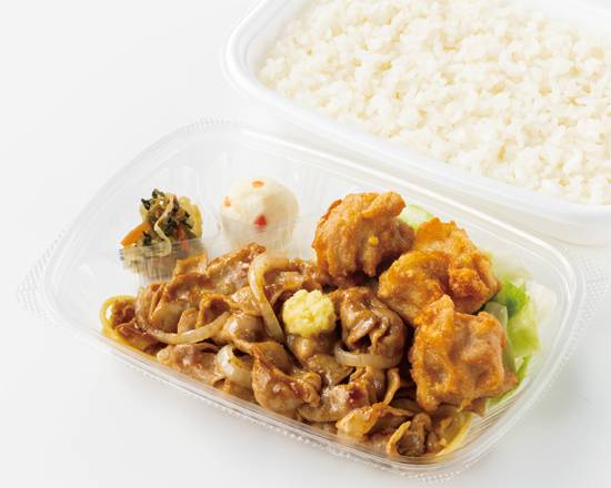 しょうが焼き＆から揚弁当