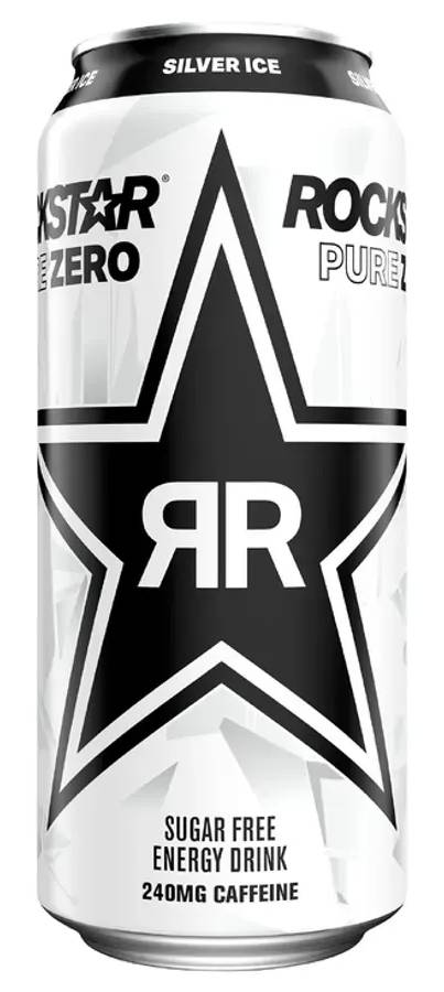 Rockstar Pure Zero Silver Ice