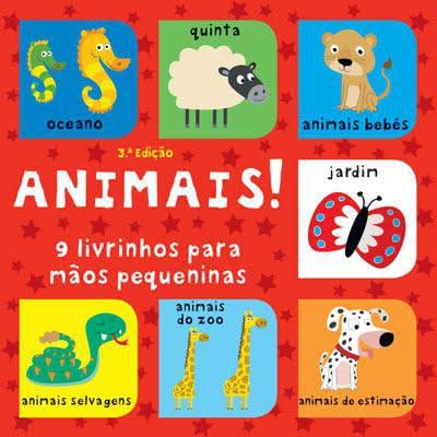 Animais!   9 Livrinhos para Mãos Pequeninas