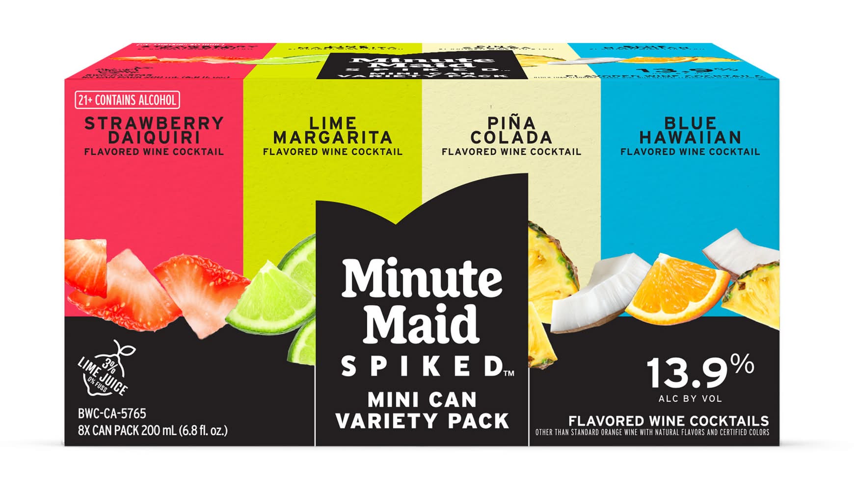 Minute Maid Spiked Wine Cocktails Variety pack (8 x 6.8 fl oz)