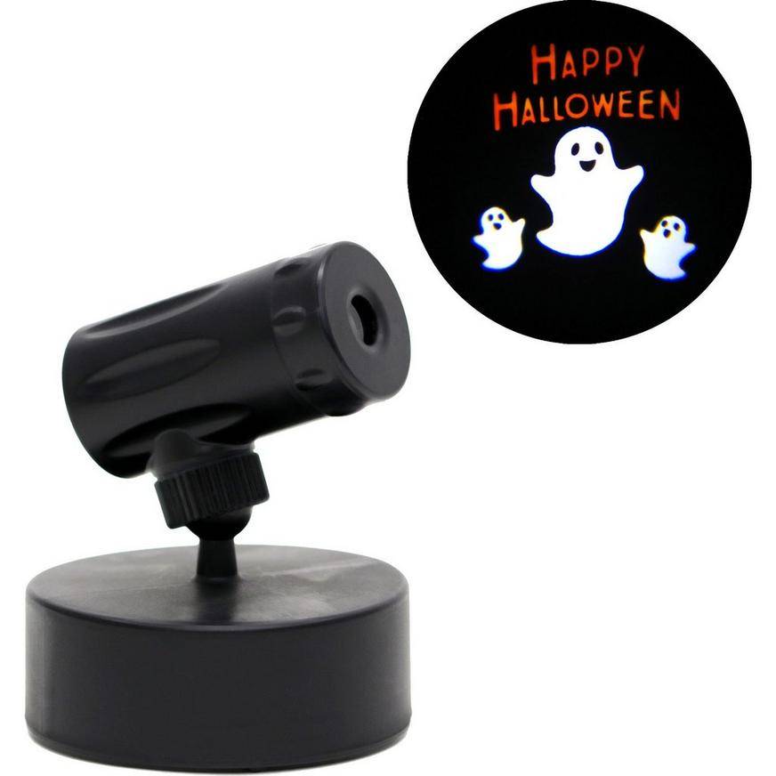 Party City Happy Halloween Ghosts Motion Projector, 3.5 in*3.75 in