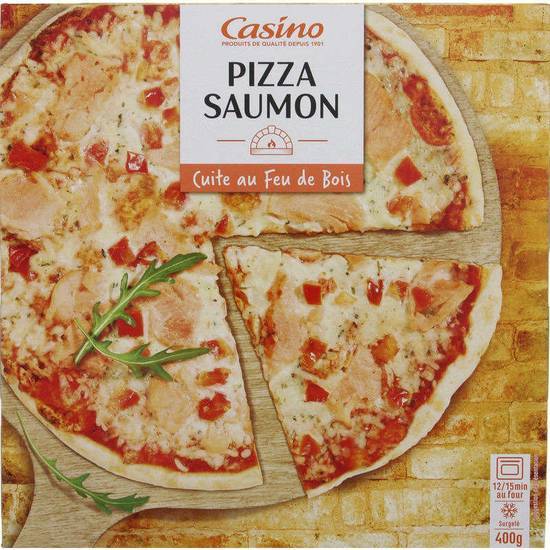 Casino pizza au feu de bois saumon 400g